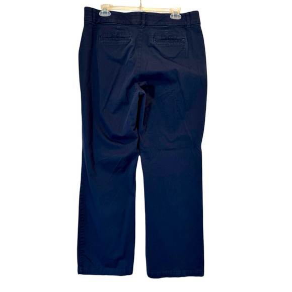 JM Collection Dark Blue Wide Leg Pants - Size 12 - Picture 2 of 5